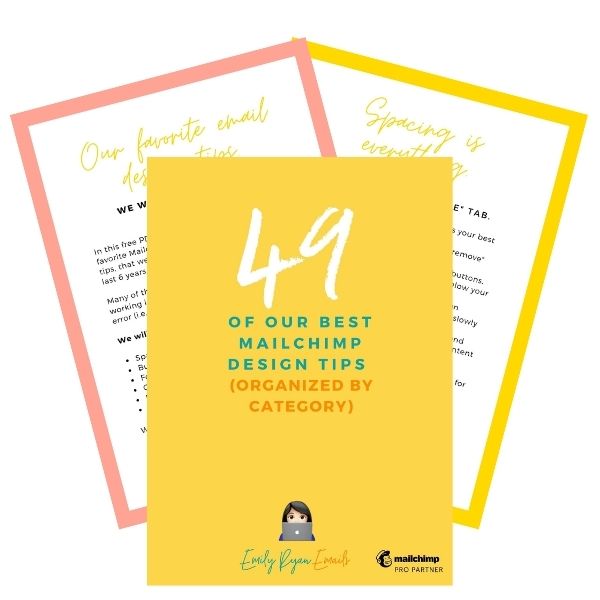49 Mailchimp Design Tips